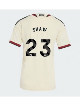 Ženski Nogometna dresi replika Manchester United Luke Shaw #23 Tretji 2026-27 Kratek rokav Ženski Nogometna dresi replika Manchester United Luke Shaw #23 Tretji 2026-27 Kratek rokav